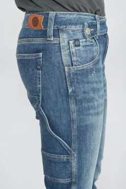 Le Temps des Cerises Chara 200/43 Boyfit Jeans Destroy Bleu N°4-Femme Coupe Boyfit