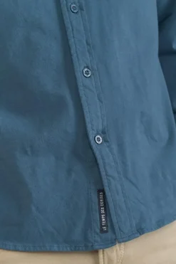 Le Temps des Cerises Chemise Adol Bleu Petrole-Homme Chemises