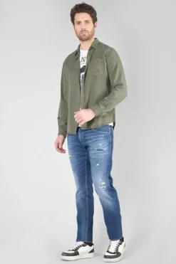 Le Temps des Cerises Chemise Balt Kaki-Homme Chemises