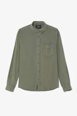 Le Temps des Cerises Chemise Balt Kaki-Homme Chemises