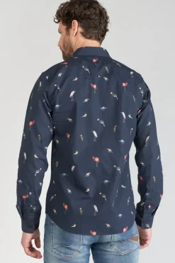 Le Temps des Cerises Chemise Birdy A Motif Oiseaux-Homme Chemises