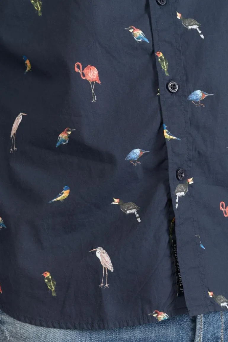 Le Temps des Cerises Chemise Birdy A Motif Oiseaux-Homme Chemises