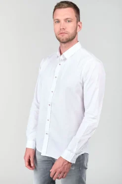 Le Temps des Cerises Chemise Dorus Blanche-Homme Chemises