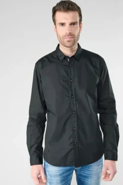 Le Temps des Cerises Chemise Dorus Noire-Homme Chemises