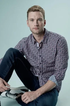 Le Temps des Cerises Chemise Floy A Motif Fleuri Rouge-Homme Chemises