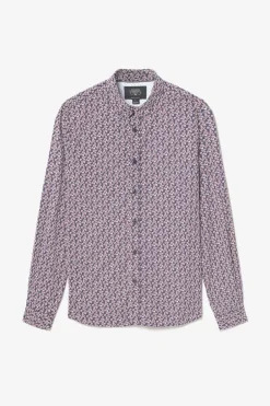 Le Temps des Cerises Chemise Floy A Motif Fleuri Rouge-Homme Chemises