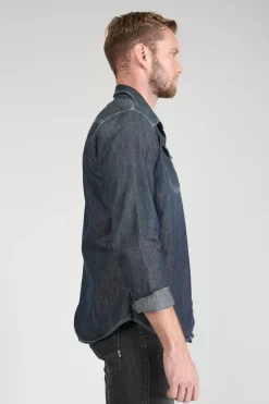 Le Temps des Cerises Chemise Juanito En Jeans Brut-Homme Chemises Et Vestes