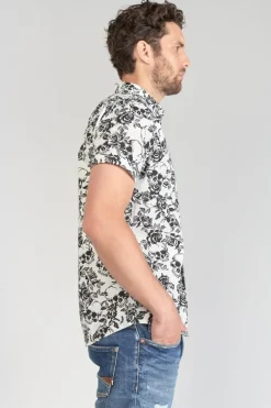Le Temps des Cerises Chemise Krift A Motif Crane-Homme Chemises