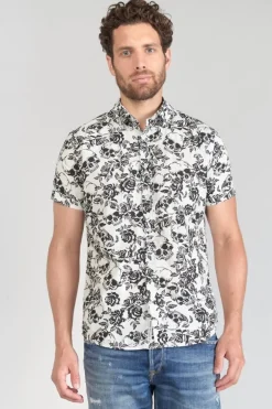 Le Temps des Cerises Chemise Krift A Motif Crane-Homme Chemises