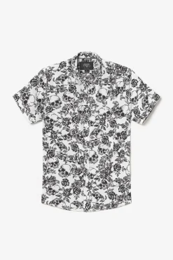 Le Temps des Cerises Chemise Krift A Motif Crane-Homme Chemises