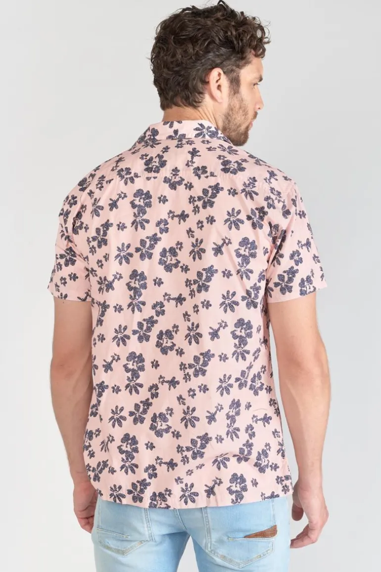 Le Temps des Cerises Chemise Postir Rose A Motif Fleuri-Homme Chemises