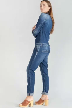 Le Temps des Cerises Combinaison En Jeans Sena Bleue-Femme Salopettes & Combinaisons