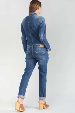 Le Temps des Cerises Combinaison En Jeans Sena Bleue-Femme Salopettes & Combinaisons