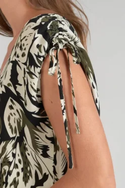 Le Temps des Cerises Combinaison Pantalon Heloise A Motif Jungle-Femme Combinaisons