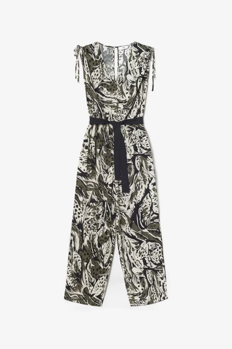 Le Temps des Cerises Combinaison Pantalon Heloise A Motif Jungle-Femme Combinaisons