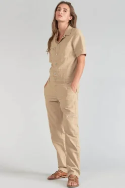 Le Temps des Cerises Combinaison Pantalon Luminy Beige Sable-Femme Combinaisons