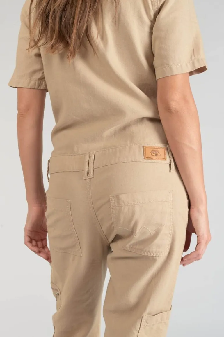 Le Temps des Cerises Combinaison Pantalon Luminy Beige Sable-Femme Combinaisons