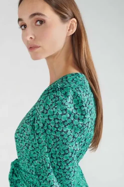 Le Temps des Cerises Combi-Short Amira A Motif Vert-Femme Combinaisons