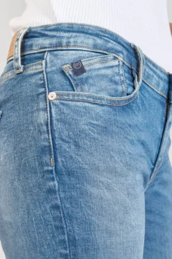 Le Temps des Cerises Corsaire Oriol En Jeans Bleu Delave-Femme Jupes & Shorts