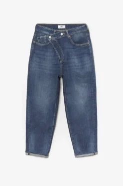 Le Temps des Cerises Cosy Boyfit 7/8Eme Jeans Bleu N°2-Femme Coupe Boyfit