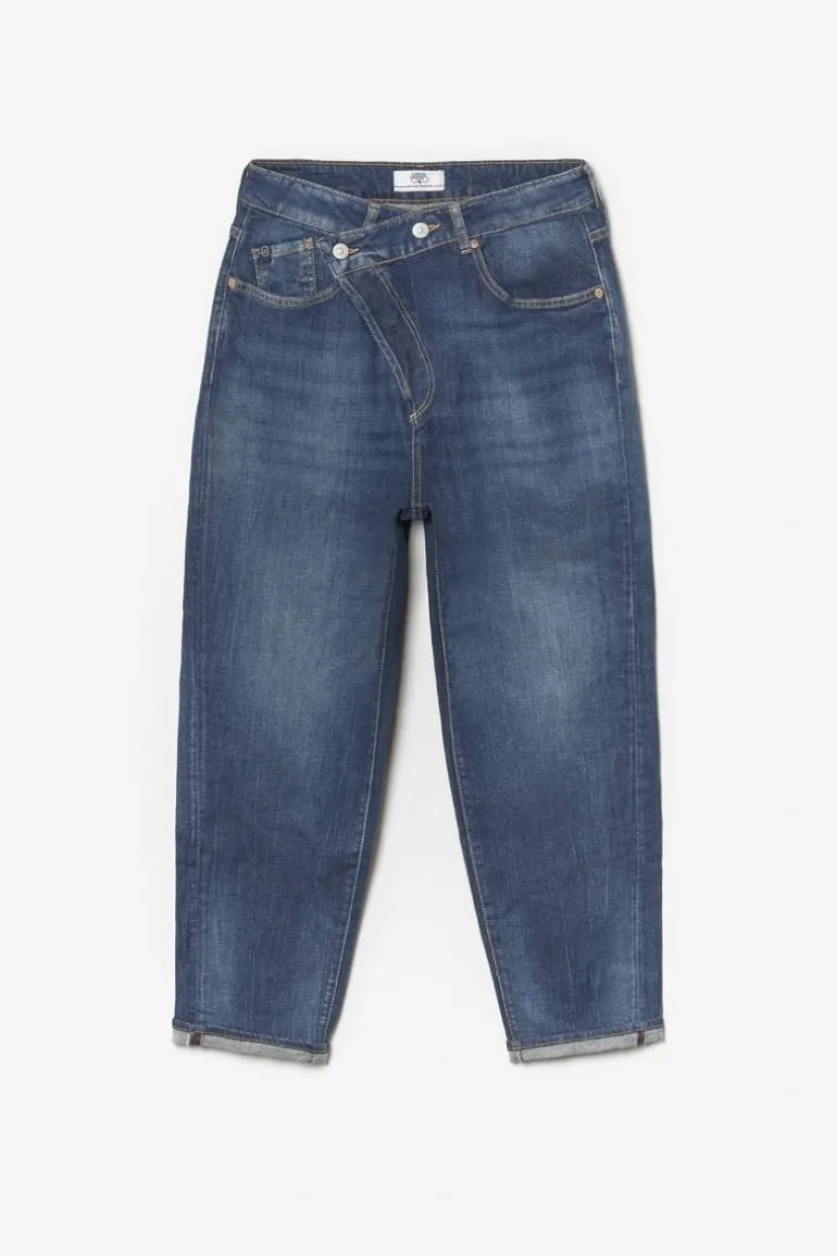 Le Temps des Cerises Cosy Boyfit 7/8Eme Jeans Bleu N°2-Femme Coupe Boyfit