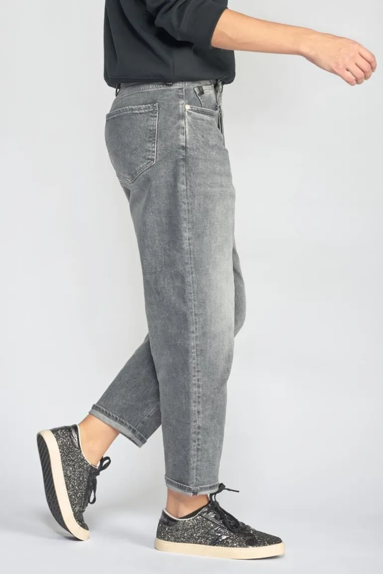Le Temps des Cerises Cosy Boyfit 7/8Eme Jeans Gris N°3-Femme Coupe 7/8Eme