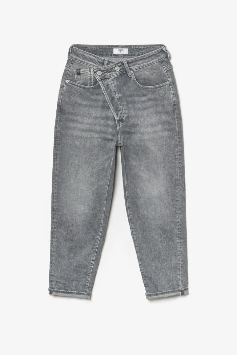 Le Temps des Cerises Cosy Boyfit 7/8Eme Jeans Gris N°3-Femme Coupe 7/8Eme