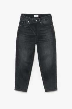Le Temps des Cerises Cosy Boyfit 7/8Eme Jeans Noir N°1-Femme Coupe Boyfit