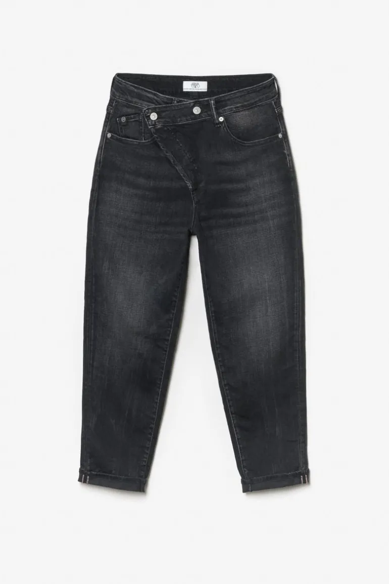 Le Temps des Cerises Cosy Boyfit 7/8Eme Jeans Noir N°1-Femme Coupe Boyfit