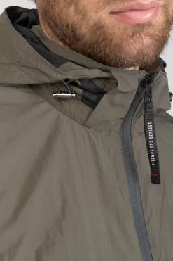 Le Temps des Cerises Coupe-Vent Kovar Marron Kaki-Homme Vestes & Manteaux