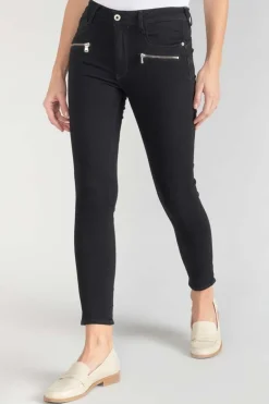 Le Temps des Cerises Dado Pulp Slim Taille Haute 7/8Eme Jeans Noir N°0-Femme Coupe Slim
