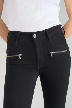Le Temps des Cerises Dado Pulp Slim Taille Haute 7/8Eme Jeans Noir N°0-Femme Coupe Slim