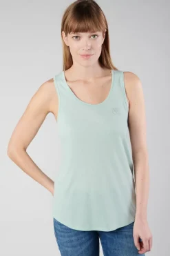 Le Temps des Cerises Debardeur Debsmalltrame Vert D'Eau-Femme T-Shirts & Débardeurs