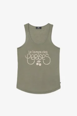 Le Temps des Cerises Debardeur Debtrame Kaki-Femme T-Shirts & Débardeurs