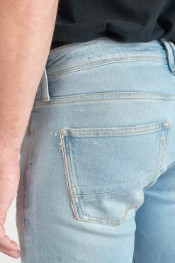 Le Temps des Cerises Delphes 700/11 Adjusted Jeans Destroy Bleu N°5-Homme Coupe Adjusted