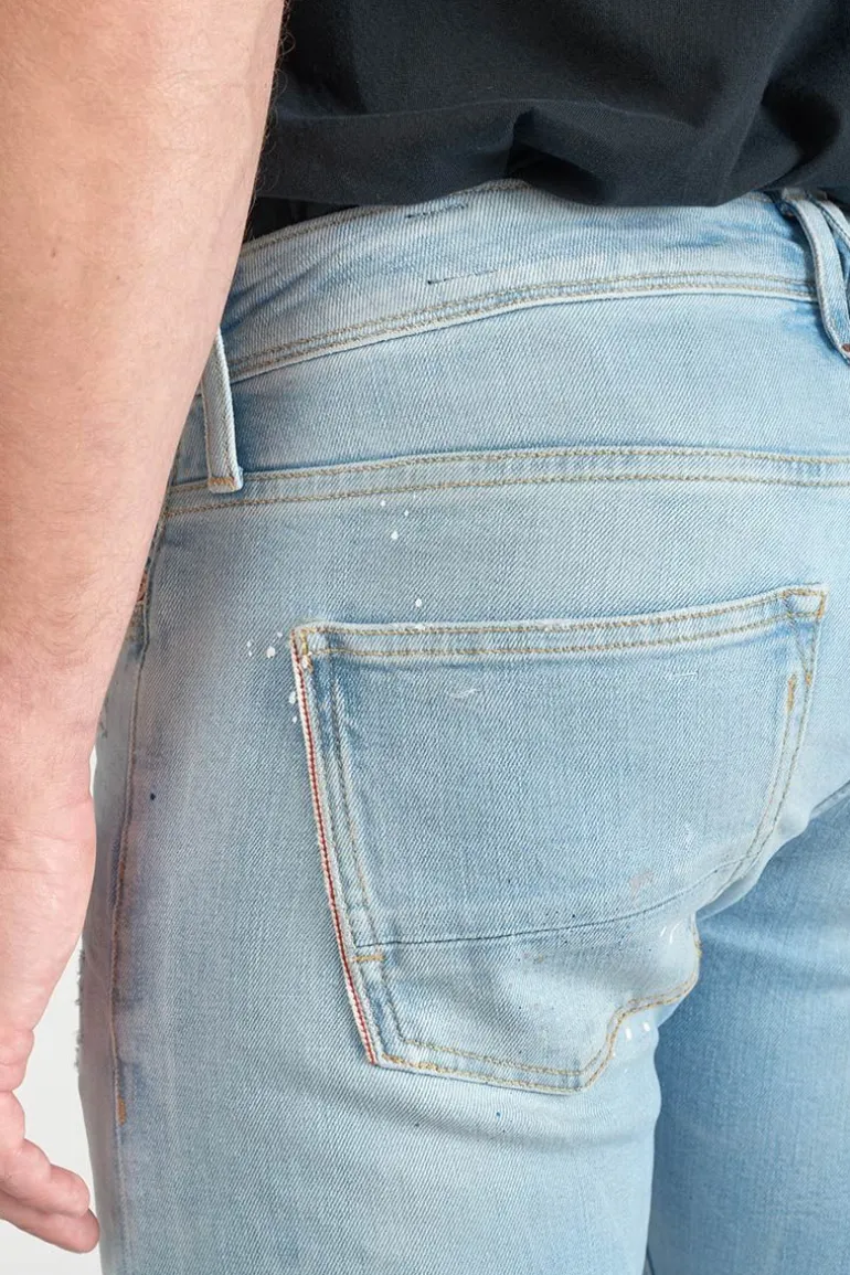 Le Temps des Cerises Delphes 700/11 Adjusted Jeans Destroy Bleu N°5-Homme Coupe Adjusted