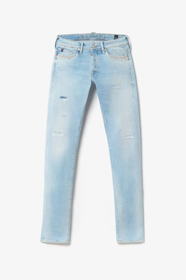 Le Temps des Cerises Delphes 700/11 Adjusted Jeans Destroy Bleu N°5-Homme Coupe Adjusted