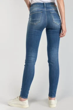 Le Temps des Cerises Dina Pulp Slim Taille Haute Jeans Destroy Bleu N°2-Femme Coupe Slim