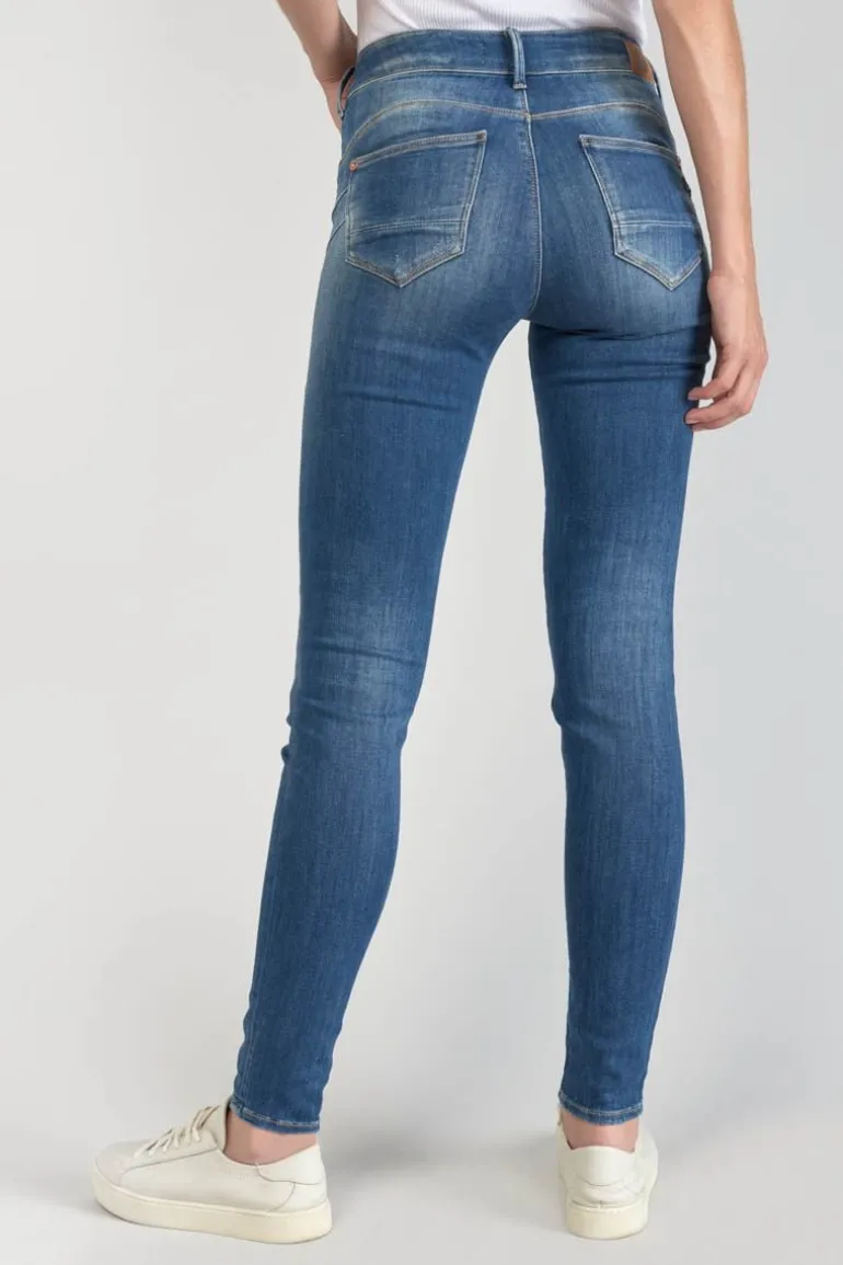 Le Temps des Cerises Dina Pulp Slim Taille Haute Jeans Destroy Bleu N°2-Femme Coupe Slim