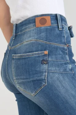 Le Temps des Cerises Dina Pulp Slim Taille Haute Jeans Destroy Bleu N°2-Femme Coupe Slim