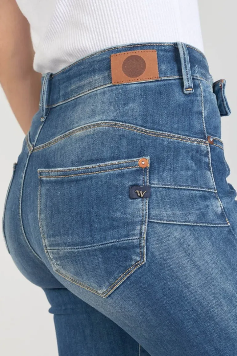 Le Temps des Cerises Dina Pulp Slim Taille Haute Jeans Destroy Bleu N°2-Femme Coupe Slim