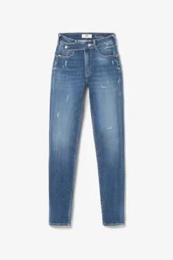 Le Temps des Cerises Dina Pulp Slim Taille Haute Jeans Destroy Bleu N°2-Femme Coupe Slim