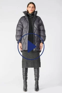 Le Temps des Cerises Doudoune Dotti Noire-Femme Manteaux & Doudounes