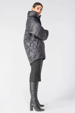 Le Temps des Cerises Doudoune Dotti Noire-Femme Manteaux & Doudounes