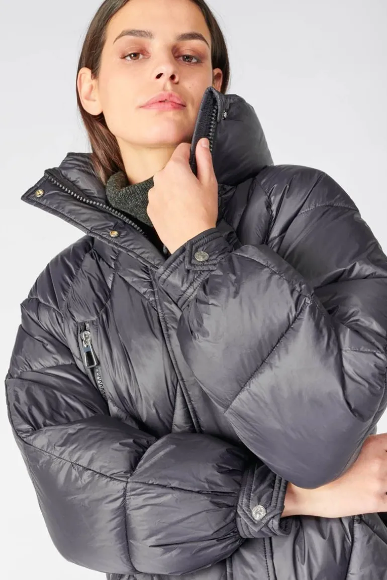 Le Temps des Cerises Doudoune Dotti Noire-Femme Manteaux & Doudounes