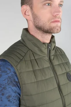 Le Temps des Cerises Doudoune Sans Manches Croz Kaki-Homme Vestes & Manteaux