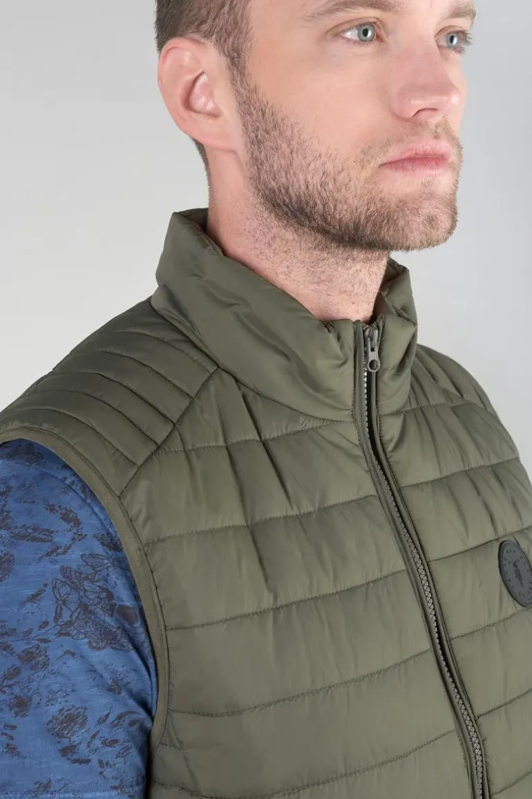 Le Temps des Cerises Doudoune Sans Manches Croz Kaki-Homme Vestes & Manteaux