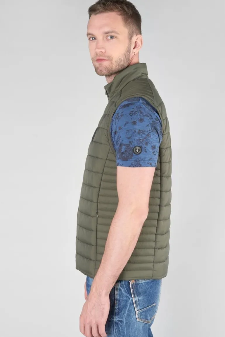 Le Temps des Cerises Doudoune Sans Manches Croz Kaki-Homme Vestes & Manteaux
