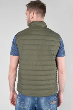 Le Temps des Cerises Doudoune Sans Manches Croz Kaki-Homme Vestes & Manteaux
