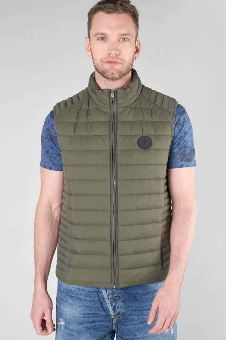 Le Temps des Cerises Doudoune Sans Manches Croz Kaki-Homme Vestes & Manteaux